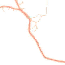Daytime road noise heatmap for MK18 3PL