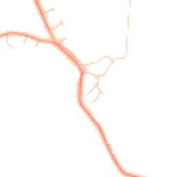 Daytime road noise heatmap for MK18 3PT