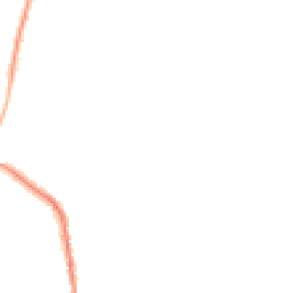 Night-time road noise heatmap for MK18 3QU