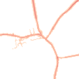 Daytime road noise heatmap for MK18 4HY