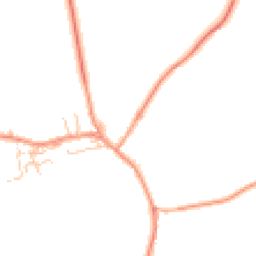 Daytime road noise heatmap for MK18 4JD