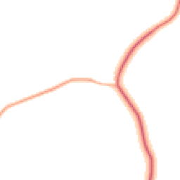 Daytime road noise heatmap for MK18 5AQ