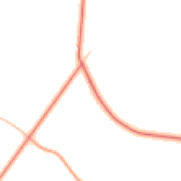 Daytime road noise heatmap for MK18 5DA