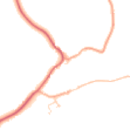 Daytime road noise heatmap for MK18 5GZ