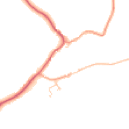 Daytime road noise heatmap for MK18 5HA