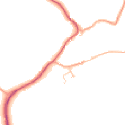 Daytime road noise heatmap for MK18 5HH