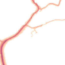Daytime road noise heatmap for MK18 5HQ