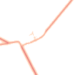 Daytime road noise heatmap for MK18 5JP