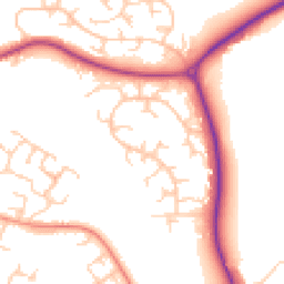 Daytime road noise heatmap for MK18 7DA