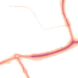 Night-time road noise heatmap for MK18 7ET
