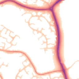 Daytime road noise heatmap for MK18 7HR