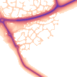 Daytime road noise heatmap for MK18 7RR