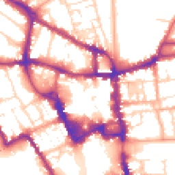 Daytime road noise heatmap for MK40 1AH