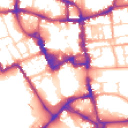 Daytime road noise heatmap for MK40 1AT