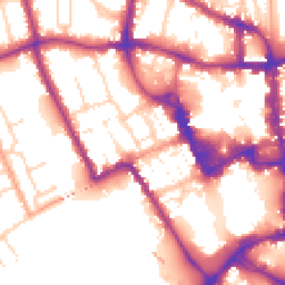 Daytime road noise heatmap for MK40 1HZ
