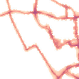 Night-time road noise heatmap for MK40 1HZ