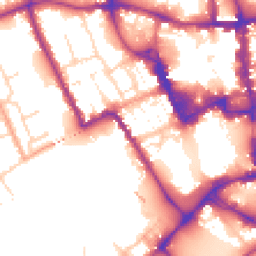 Daytime road noise heatmap for MK40 1QN