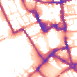 Daytime road noise heatmap for MK40 1TH
