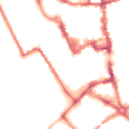 Night-time road noise heatmap for MK40 1TH