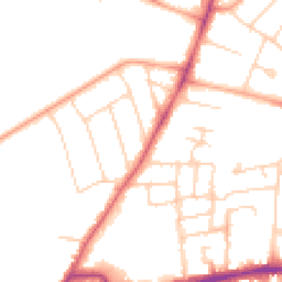 Daytime road noise heatmap for MK40 2NL