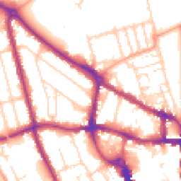 Daytime road noise heatmap for MK40 2UH