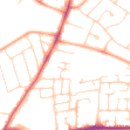 Daytime road noise heatmap for MK40 3BT