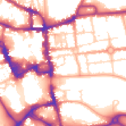 Daytime road noise heatmap for MK40 3FE