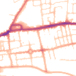 Daytime road noise heatmap for MK40 3QJ