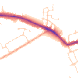 Daytime road noise heatmap for MK40 4AT