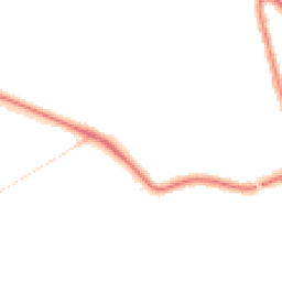 Night-time road noise heatmap for MK40 4BU