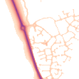 Daytime road noise heatmap for MK40 4GA