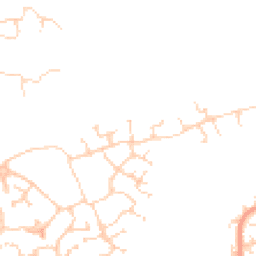 Daytime road noise heatmap for MK40 4GZ