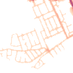 Daytime road noise heatmap for MK40 4HA