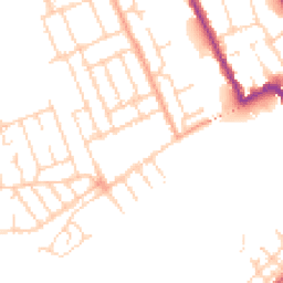 Daytime road noise heatmap for MK40 4LR