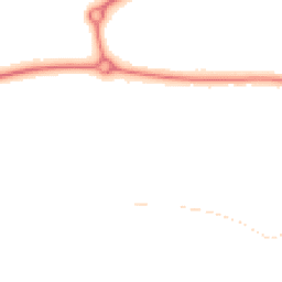 Night-time road noise heatmap for MK40 4QB
