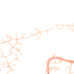 Daytime road noise heatmap for MK40 4RR