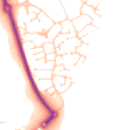 Daytime road noise heatmap for MK40 4SL
