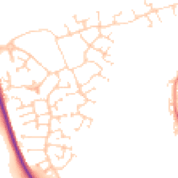 Daytime road noise heatmap for MK40 4SR