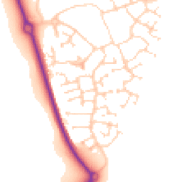Daytime road noise heatmap for MK40 4SU