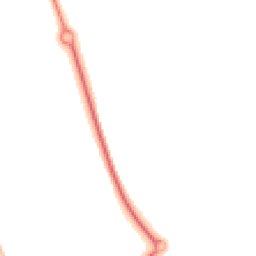 Night-time road noise heatmap for MK40 4SY