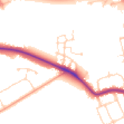 Daytime road noise heatmap for MK40 4TG