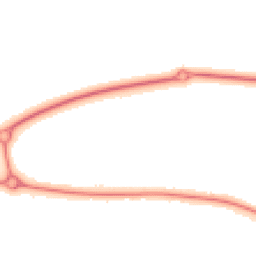 Night-time road noise heatmap for MK40 4UQ