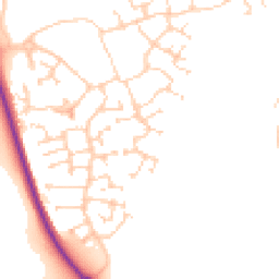 Daytime road noise heatmap for MK40 4WL