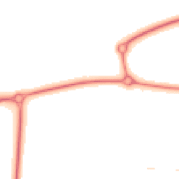 Night-time road noise heatmap for MK40 4WU