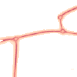 Night-time road noise heatmap for MK40 4XW