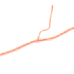 Night-time road noise heatmap for MK41 0AA