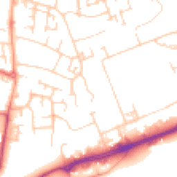 Daytime road noise heatmap for MK41 0AG