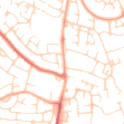 Daytime road noise heatmap for MK41 0AS