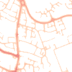 Daytime road noise heatmap for MK41 0BQ