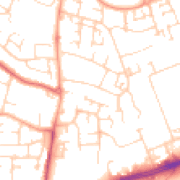 Daytime road noise heatmap for MK41 0BU